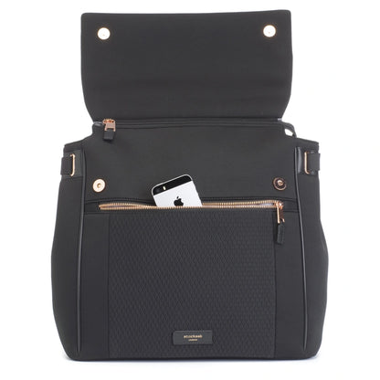 Storksak St. James Diaper Bag (Black/Gold)
