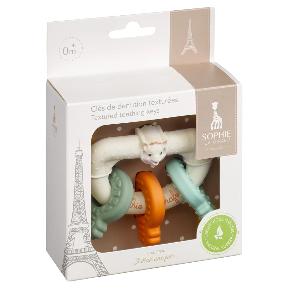 SLG Il Etait Une Fois Textured Teething Keys Sophie la Girafe