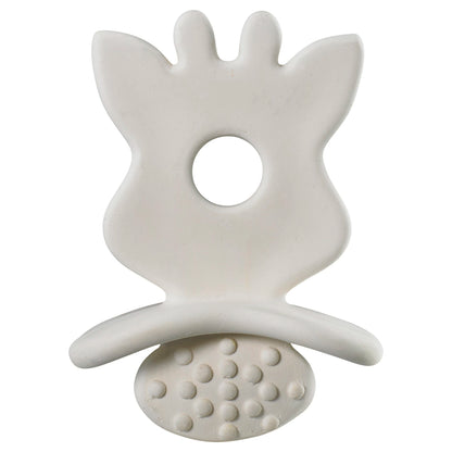 Sophie La Girafe 2 Pc Giraffe Teether & Natural Teether Set 'Pure Natural Rubber Gift Set (Brown & White)