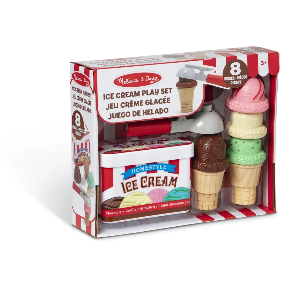 Melissa and Doug Scoop & Stack Ice Cream Cone Playset