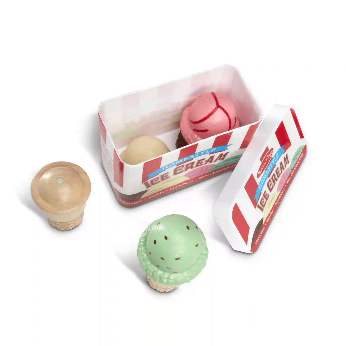 Melissa and Doug Scoop & Stack Ice Cream Cone Playset