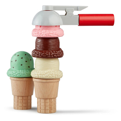 Melissa and Doug Scoop & Stack Ice Cream Cone Playset