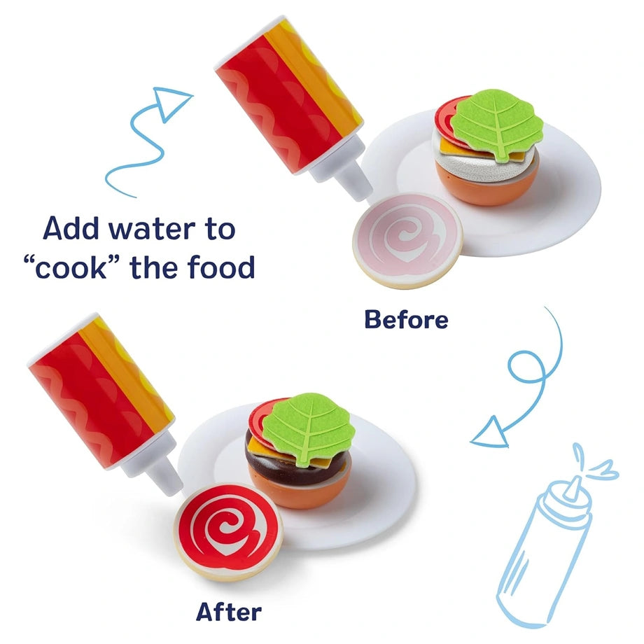 Melissa and Doug Water Wow! Pretend Play Flip & Fry