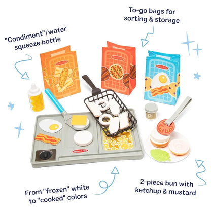 Melissa and Doug Water Wow! Pretend Play Flip & Fry