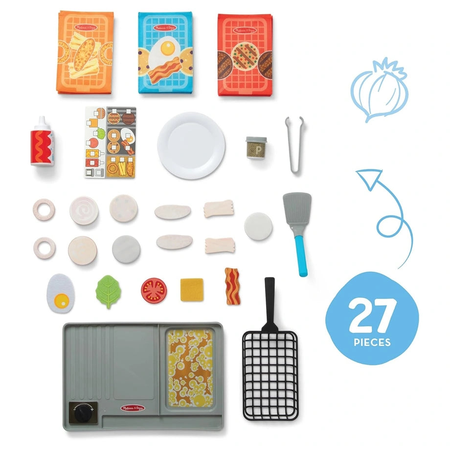 Melissa and Doug Water Wow! Pretend Play Flip & Fry