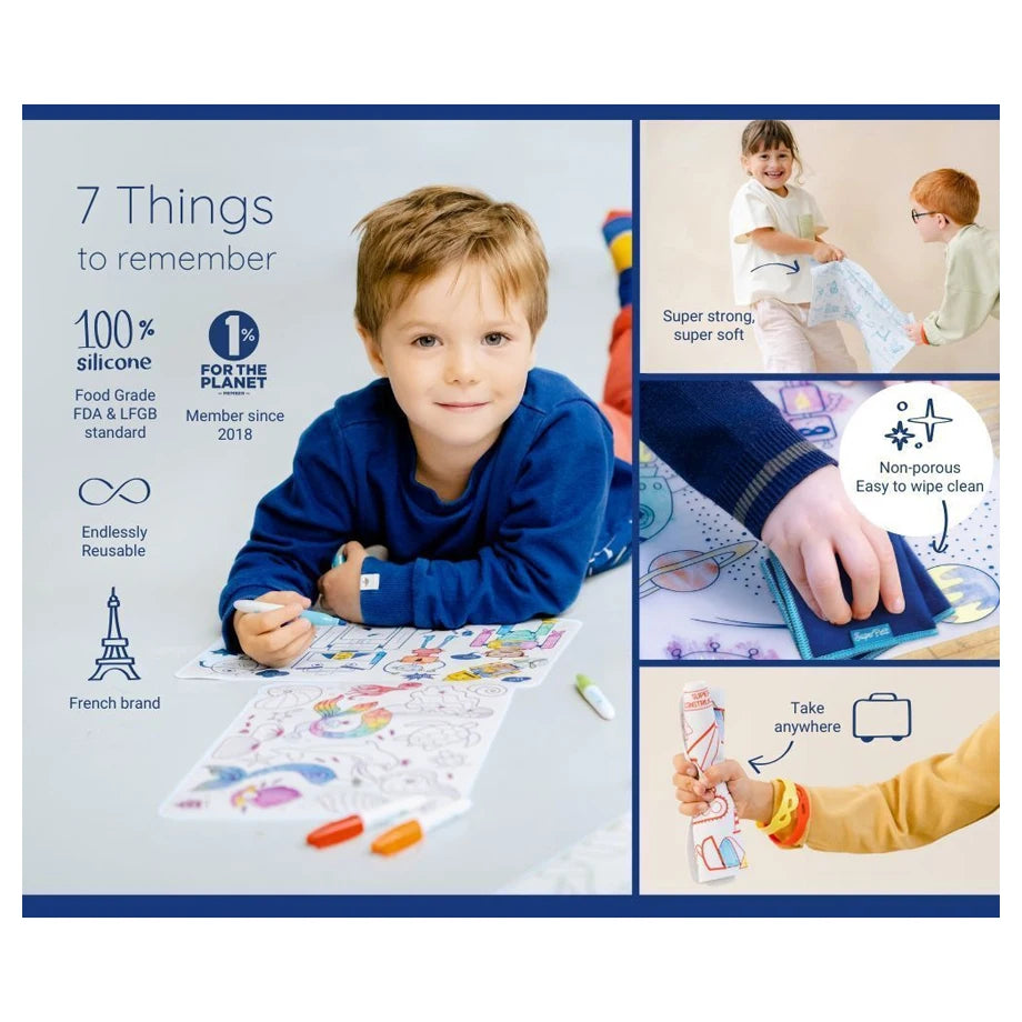 Superpetit Mini Reversible Playmat (Dino)