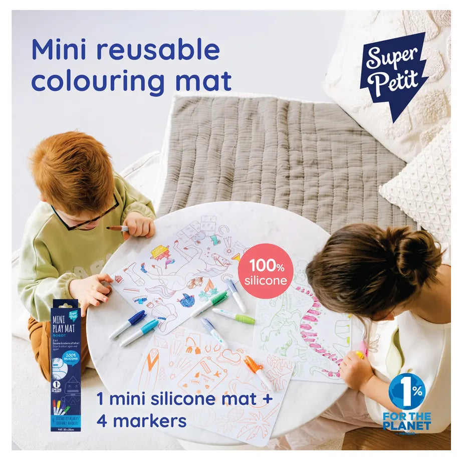 Superpetit Mini Reversible Playmat (Dino)