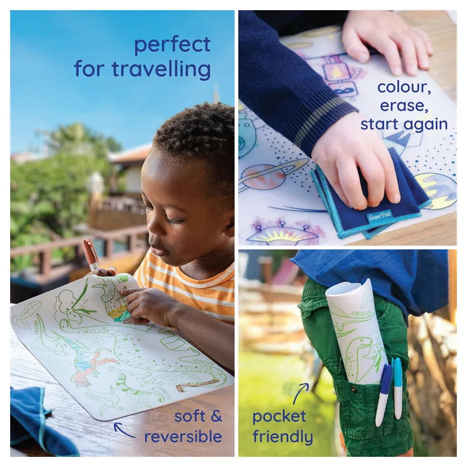 Superpetit Mini Reversible Playmat (Dino)