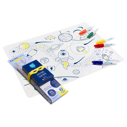 Superpetit Colouring Playmat Artiste Collection (Into Space)