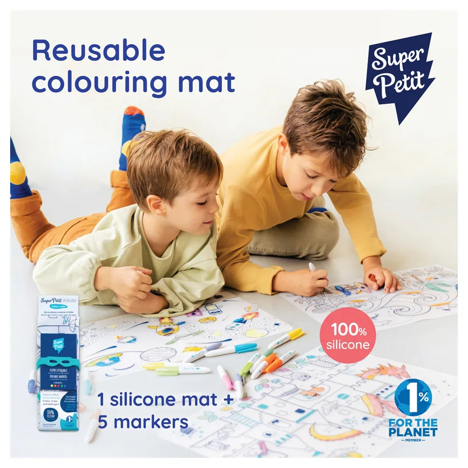 Superpetit Colouring Playmat Artiste Collection (Into Space)