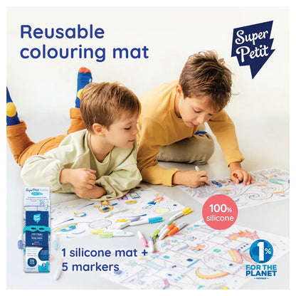 Superpetit Colouring Playmat Artiste Collection (Into Space)