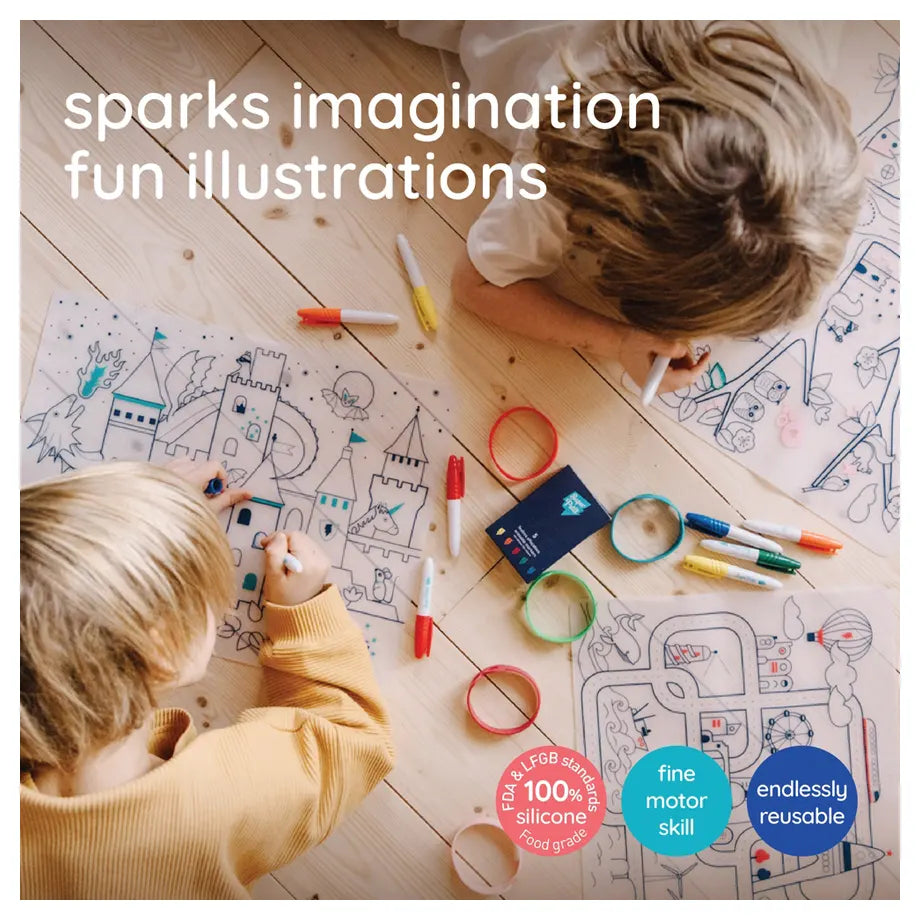 Superpetit Colouring Playmat Artiste Collection (Into Space)