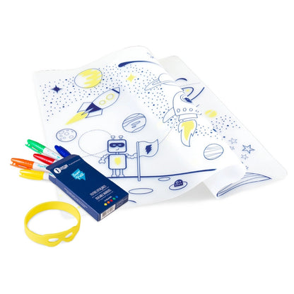 Superpetit Colouring Playmat Artiste Collection (Into Space)