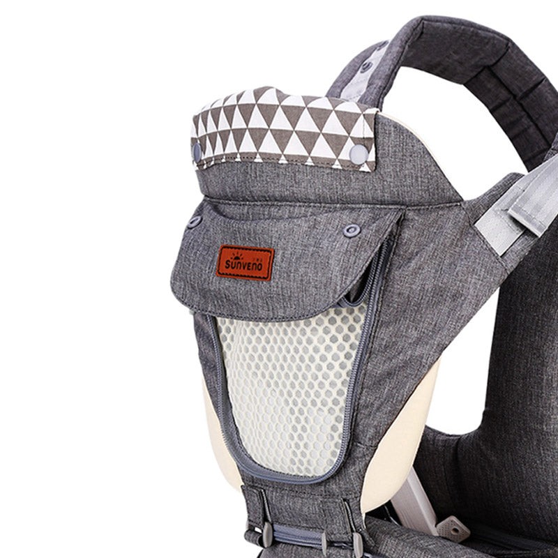 Sunveno - Kangaroo Style Ergonomic Baby Carrier (Grey)