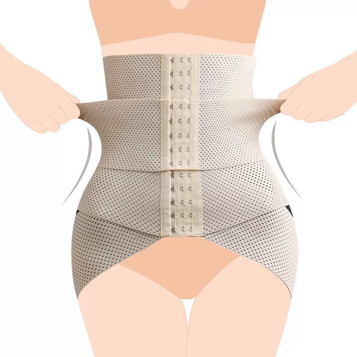 Sunveno Belly Shaper and Hip Definition Band (Beige)