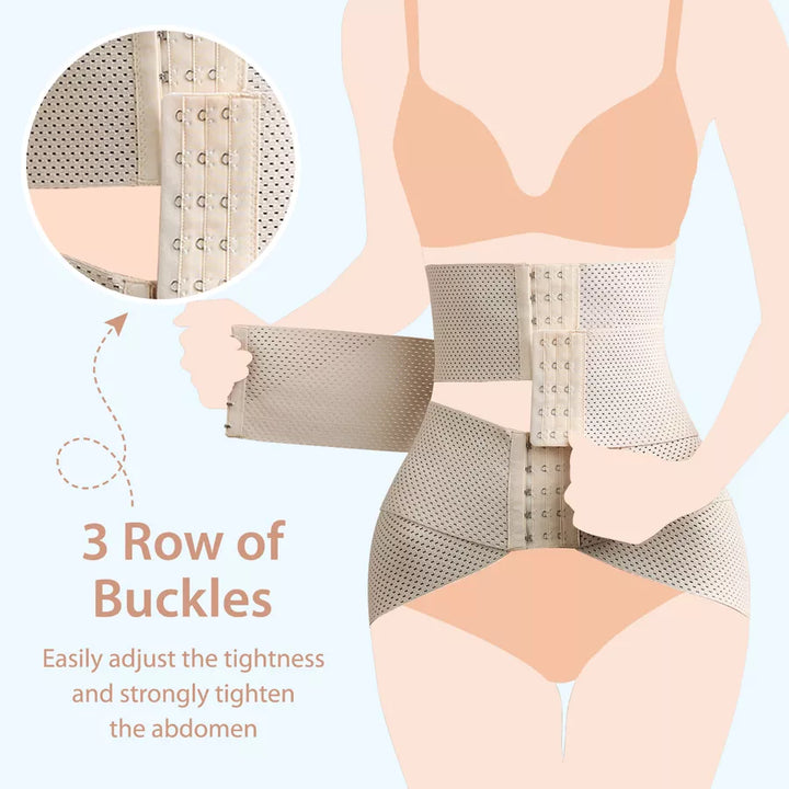 Sunveno Belly Shaper and Hip Definition Band (Beige)