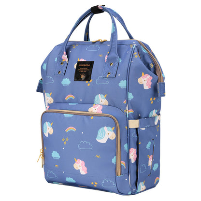 Sunveno Diaper Bag with USB (Unicorn Blue)