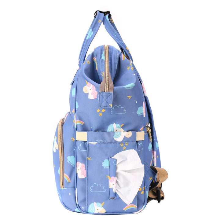 Sunveno Diaper Bag with USB (Unicorn Blue)