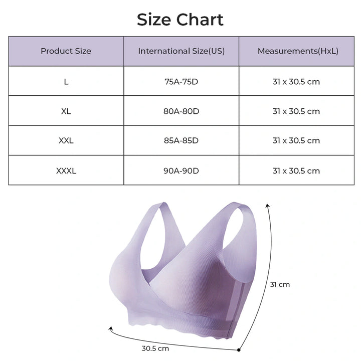 Sunveno Maternity Cross Fit Nursing & Sleep Bra L (Purple)