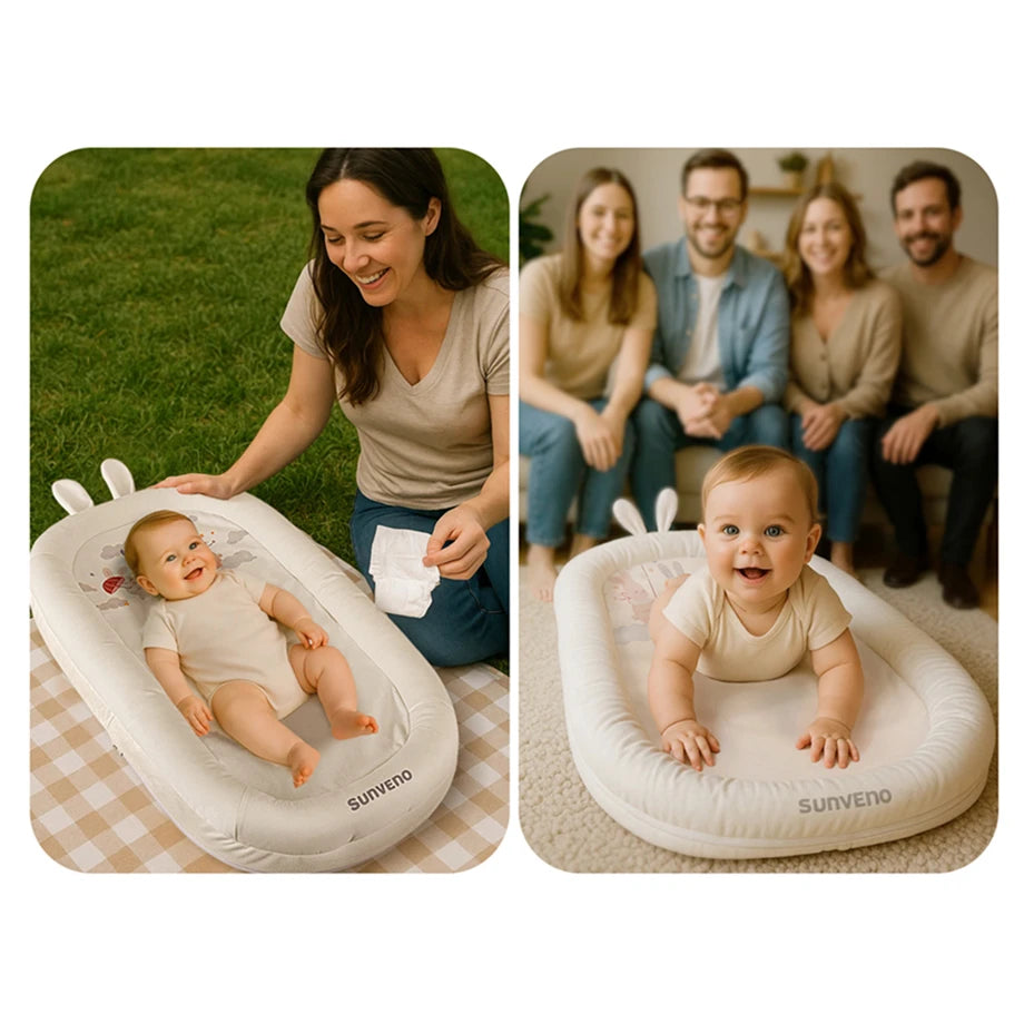 Sunveno Newborn Baby Nest (White)