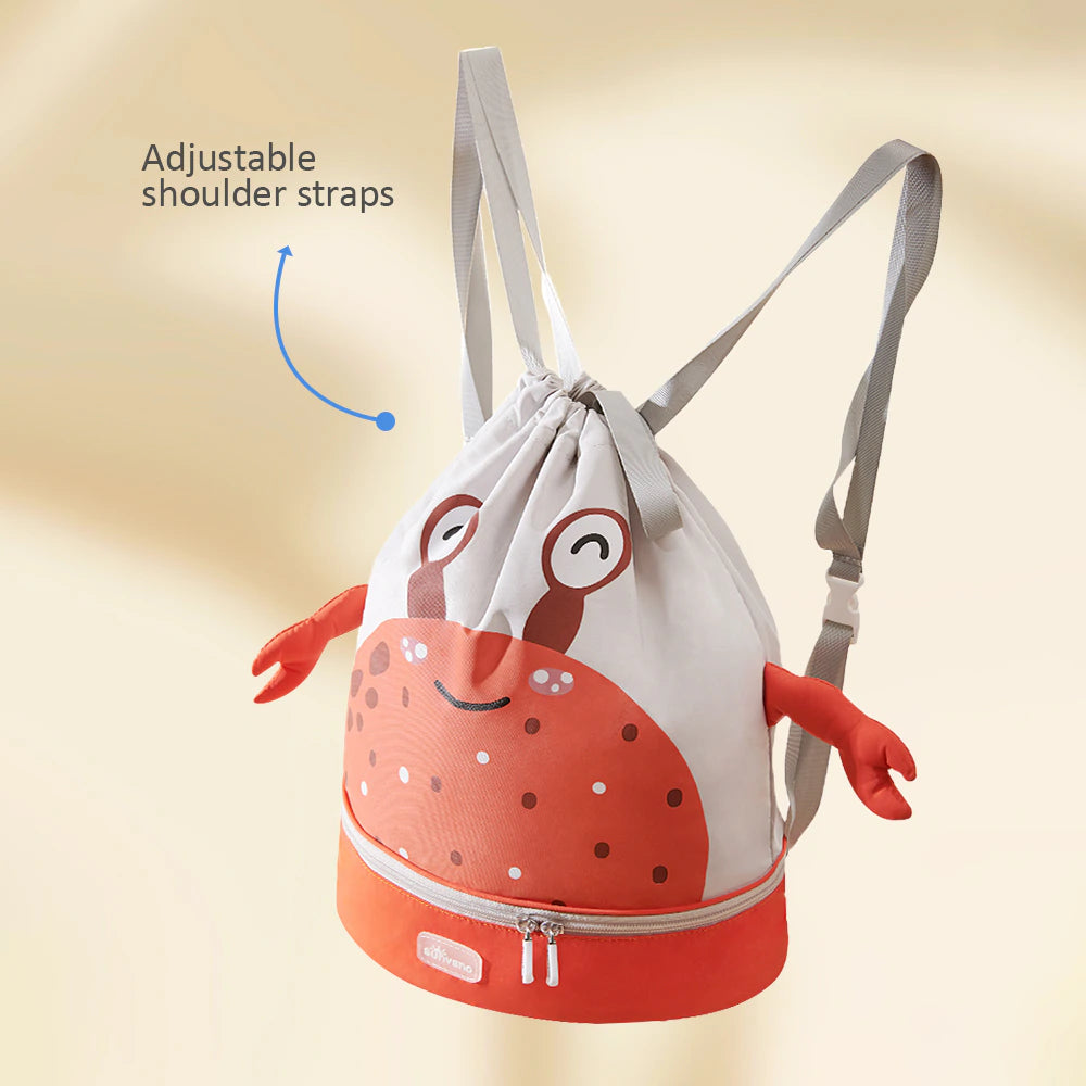 حقيبة Sunveno Sling 3D للمدرسة/السباحة مع حجرة للأحذية (برتقالية) حقيبة Sunveno Sling 3D للمدرسة/السباحة مع حجرة للأحذية (برتقالية)