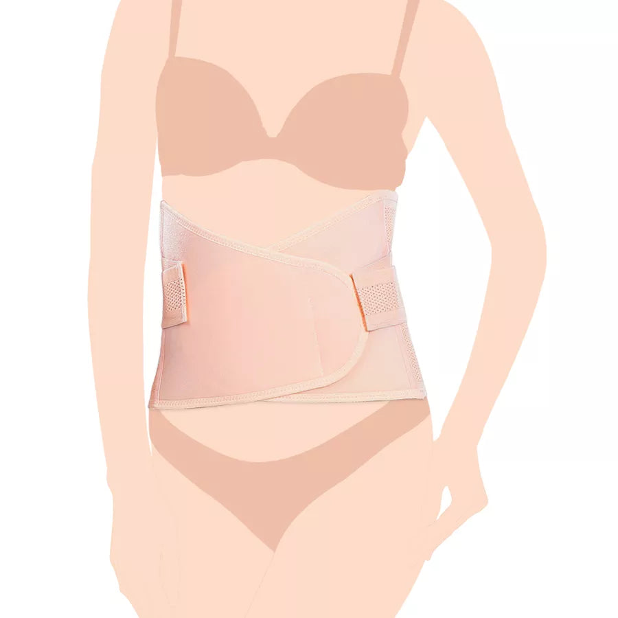 حزام دعم البطن من Sunveno للحمل بمقبض متقاطع (بيج) حزام دعم البطن من Sunveno للحمل بمقبض متقاطع (بيج)