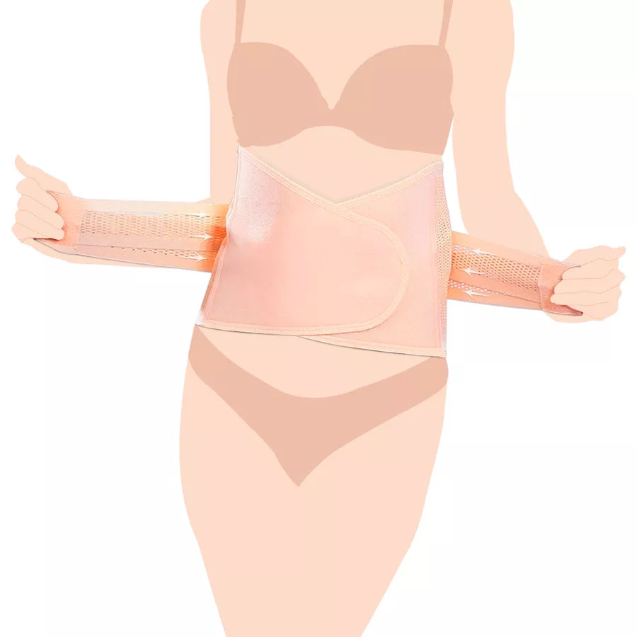 حزام دعم البطن من Sunveno للحمل بمقبض متقاطع (بيج) حزام دعم البطن من Sunveno للحمل بمقبض متقاطع (بيج)