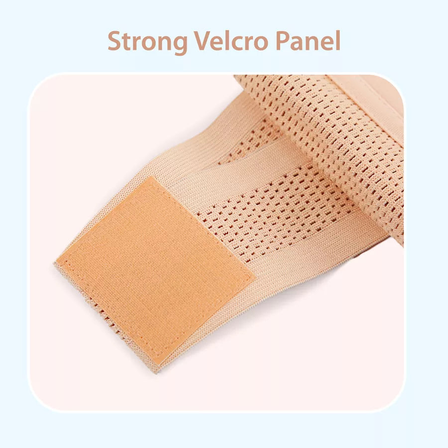 Sunveno Abdominal Support Maternity Cross Grip Belly Wrap (Beige)