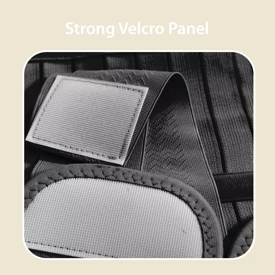 Sunveno Abdominal Support Maternity Cross Grip Belly Wrap (Black)