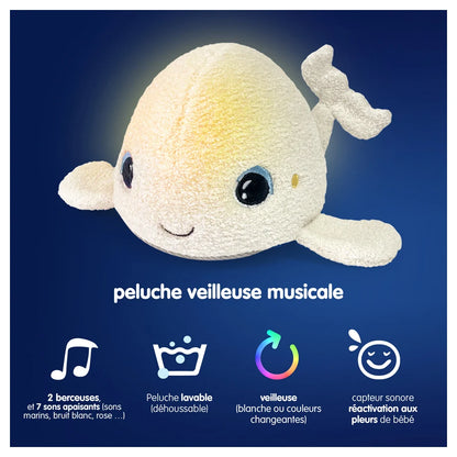 Pabobo Beluga Nightlight (White)