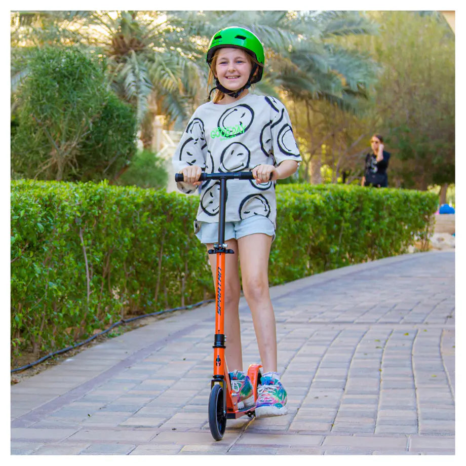 Spartan Edge 200Mm Folding Scooter (Orange)
