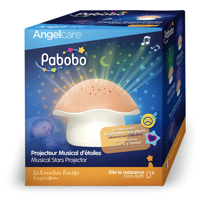Pabobo Musical Stars Projector Mushroom (Pink)