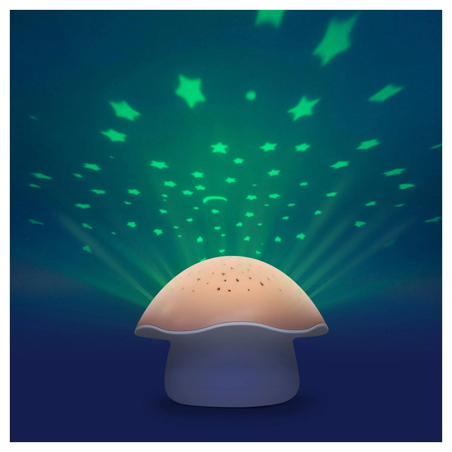 Pabobo Musical Stars Projector Mushroom (Pink)