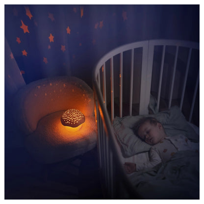 Pabobo Musical Stars Projector Mushroom (Pink)
