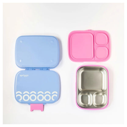 Spriggo Vault Funk Kids Lunch Box Periwinkle Pink