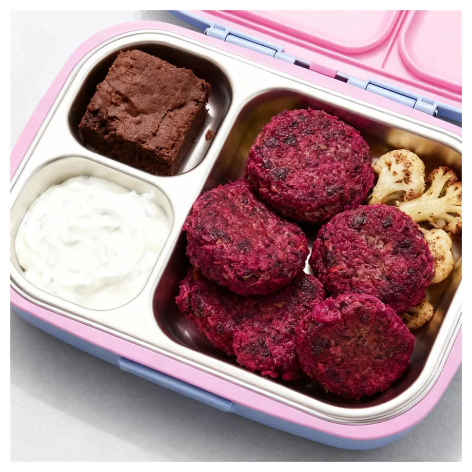 Spriggo Vault Funk Kids Lunch Box Periwinkle Pink
