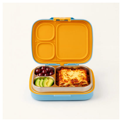 Spriggo Vault Funk Kids Lunch Box Ocean Orange