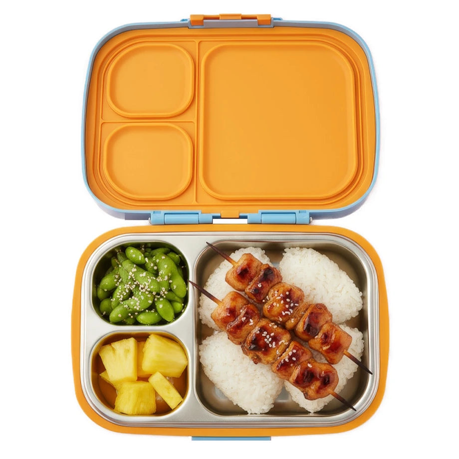 Spriggo Vault Funk Kids Lunch Box Ocean Orange