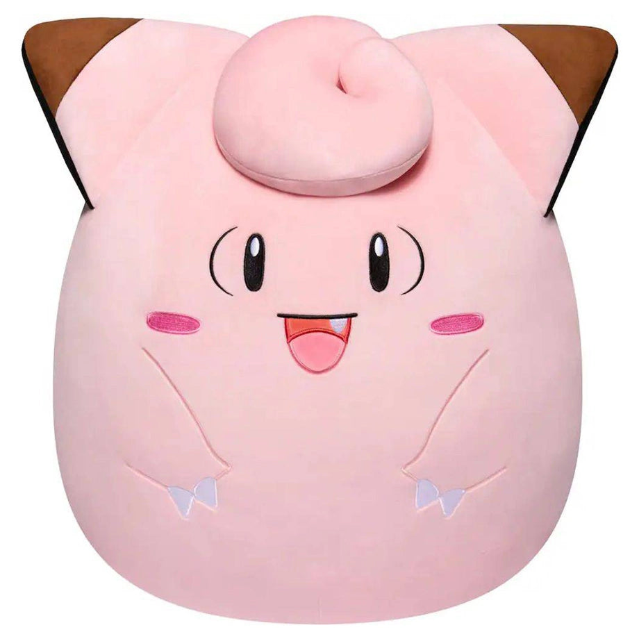 Squishmallows Pokemon Clefairy Plush Toy (35.56 cm, Pink)