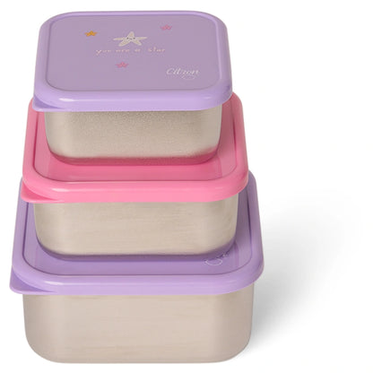 Citron Stainless Steel Stackable Lunchbox (Mermaid)
