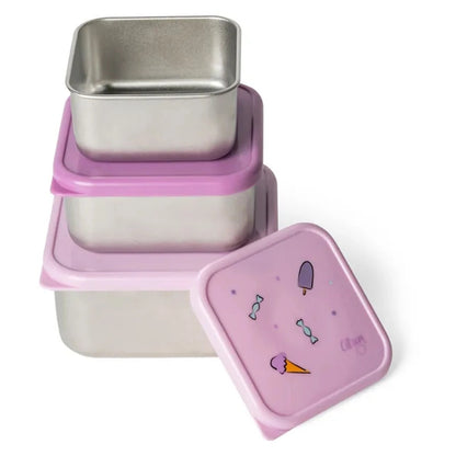 Citron Stainless Steel Stackable Lunchbox (Stormy Unicorn)