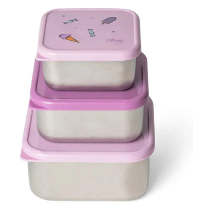 Citron Stainless Steel Stackable Lunchbox (Stormy Unicorn)