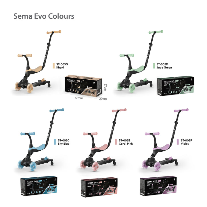 Qplay Sema Evo 5In1 Lightening Scooter