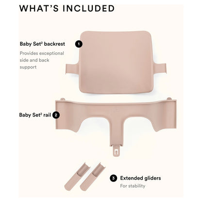 Stokke Tripp Trapp Baby Set (Serene Pink)