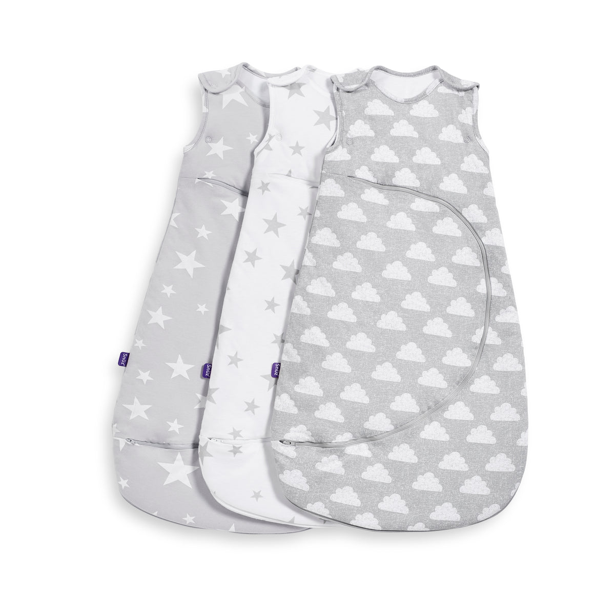 SnuzPouch 1.0 Tog Sleeping Bag 0–6 Months (Cloud Nine)