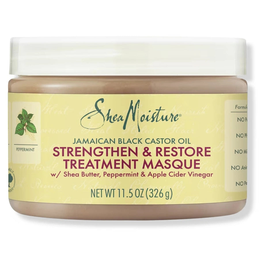 Shea Moisture Jamaican Black Castor Oil Strengthen & Restore Treatment Masque (326 Gm)