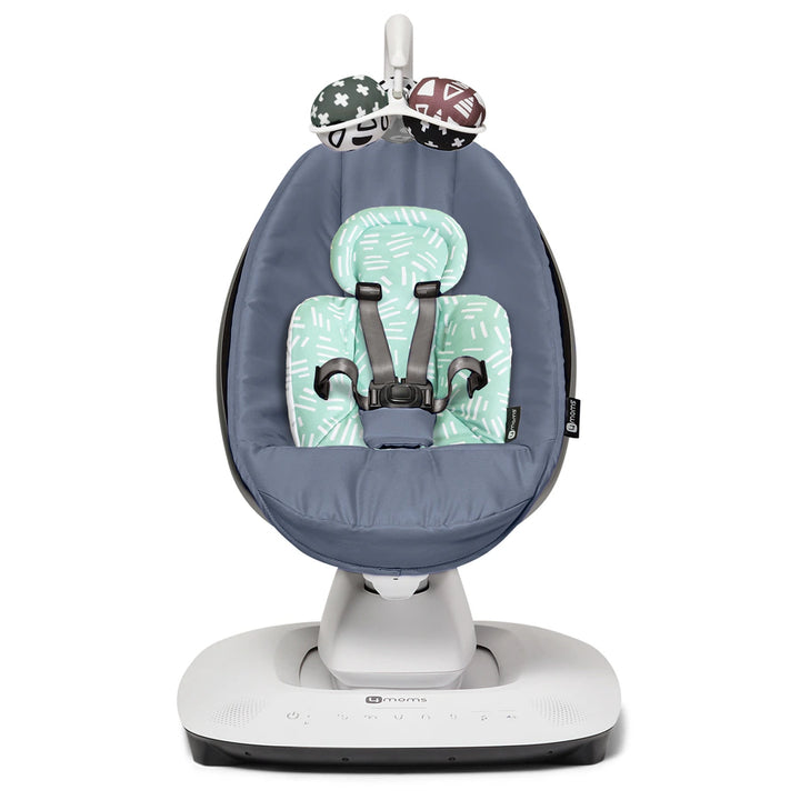 4Moms Mamaroo Multi-Motion Baby Swing (Slate Blue) + Newborn Insert