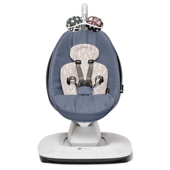 4Moms Mamaroo Multi-Motion Baby Swing (Slate Blue) + Newborn Insert