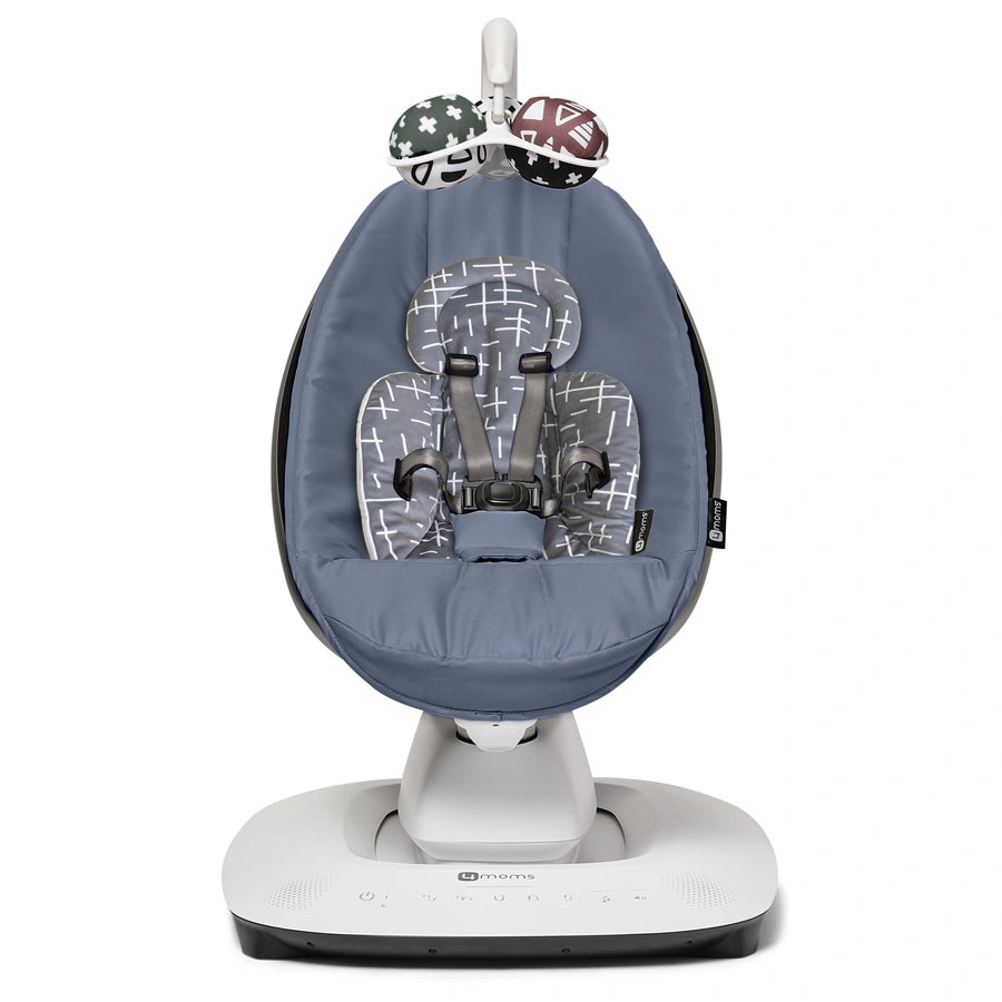 4Moms Mamaroo Baby Swing (Slate Blue) + Newborn Insert | Halamama