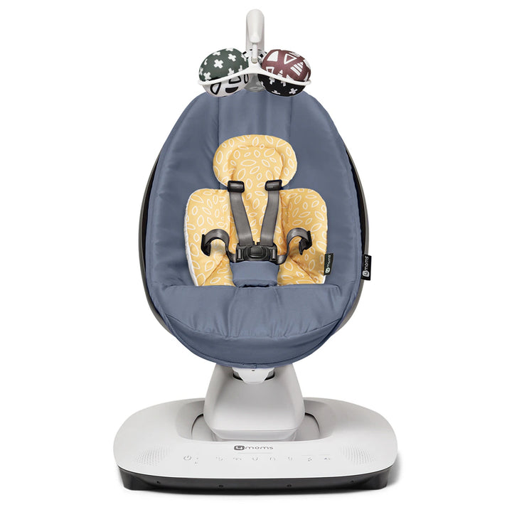 4Moms Mamaroo Multi-Motion Baby Swing (Slate Blue) + Newborn Insert